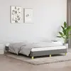 Image de vidaXL Cadre de lit sans matelas gris foncé 140x190 cm tissu