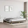 Image de vidaXL Cadre de lit sans matelas taupe 180x200 cm tissu