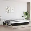 Image de vidaXL Cadre de lit sans matelas noir 200x200 cm tissu