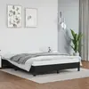Image de vidaXL Cadre de lit sans matelas noir 140x190 cm similicuir