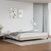 Image de vidaXL Cadre de lit sans matelas cappuccino 200x200 cm similicuir