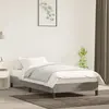 Image de vidaXL Cadre de lit sans matelas gris clair 100x200 cm velours