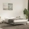 Image de vidaXL Cadre de lit sans matelas gris clair 120x200 cm velours