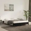 Image de vidaXL Cadre de lit sans matelas noir 140x190 cm velours