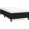 Image de vidaXL Bedframe stof zwart 80x200 cm