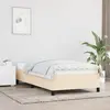 Image de vidaXL Cadre de lit sans matelas crème 80x200 cm tissu