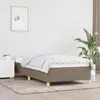 Image de vidaXL Cadre de lit sans matelas taupe 80x200 cm tissu