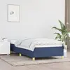 Image de vidaXL Cadre de lit sans matelas bleu 80x200 cm tissu