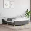 Image de vidaXL Bedframe stof donkergrijs 120x200 cm