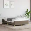 Image de vidaXL Cadre de lit sans matelas taupe 120x200 cm tissu