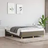 Image de vidaXL Cadre de lit sans matelas taupe 140x200 cm tissu