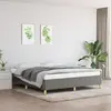 Image de vidaXL Cadre de lit sans matelas gris foncé 160x200 cm tissu
