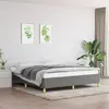 Image de vidaXL Cadre de lit sans matelas gris foncé 180x200 cm tissu