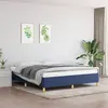 Image de vidaXL Cadre de lit sans matelas bleu 180x200 cm tissu