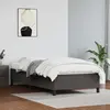 Image de vidaXL Cadre de lit sans matelas gris 90x200 cm similicuir