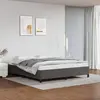 Image de vidaXL Cadre de lit sans matelas gris 160x200 cm similicuir