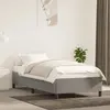 Image de vidaXL Cadre de lit sans matelas gris clair 80x200 cm velours