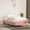 Image de vidaXL Cadre de lit sans matelas rose 80x200 cm velours