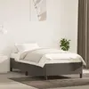Image de vidaXL Cadre de lit sans matelas gris foncé 90x200 cm velours