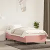 Image de vidaXL Cadre de lit sans matelas rose 100x200 cm velours