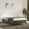 Image de vidaXL Cadre de lit sans matelas vert foncé 120x200 cm velours
