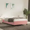 Image de vidaXL Cadre de lit sans matelas rose 120x200 cm velours