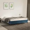 Image de vidaXL Cadre de lit sans matelas bleu foncé 160x200 cm velours