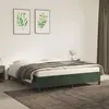 Image de vidaXL Cadre de lit sans matelas vert foncé 180x200 cm velours