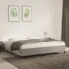 Image de vidaXL Cadre de lit sans matelas gris clair 200x200 cm velours