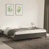 Image de vidaXL Cadre de lit sans matelas gris foncé 200x200 cm velours