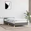 Image de vidaXL Cadre de lit sans matelas gris foncé 90x190 cm tissu
