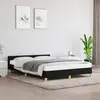 Image de vidaXL Cadre de lit sans matelas noir 140x200 cm tissu