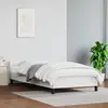 Image de vidaXL Cadre de lit avec tête de lit sans matelas blanc 80x200 cm