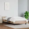 Image de vidaXL Cadre de lit avec tête de lit sans matelas cappuccino 80x200 cm
