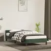 Image de vidaXL Cadre de lit sans matelas vert foncé 80x200 cm velours