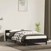 Image de vidaXL Cadre de lit et tête de lit sans matelas noir 90x190 cm velours