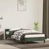 Image de vidaXL Cadre de lit sans matelas vert foncé 100x200 cm velours