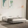 Image de Cadre de lit avec tête de lit velours gris clair 140x190 cm