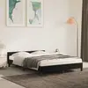 Image de vidaXL Cadre de lit sans matelas noir 140x190 cm velours
