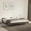 Image de vidaXL Cadre de lit sans matelas gris foncé 160x200 cm velours