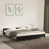 Image de vidaXL Cadre de lit sans matelas noir 160x200 cm velours