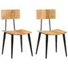 Image de vidaXL Chaises à manger lot de 2 44x40x80 cm Bois de manguier solide