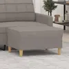 Image de vidaXL Repose-pied Taupe 70x55x41 cm Tissu