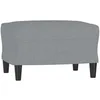 Image de Repose-pied Gris clair 60x50x41 cm Tissu