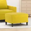 Image de vidaXL Repose-pied Jaune 60x50x41 cm Velours
