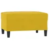 Image de vidaXL Voetenbank 70x55x41 cm fluweel geel