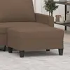 Image de vidaXL Repose-pied Marron 70x55x41 cm Tissu