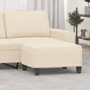 Image de vidaXL Repose-pied Beige 70x55x41 cm Tissu microfibre