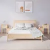 Image de vidaXL Tables de chevet 2 pcs 79,5x38x65,5 cm Bois de pin massif