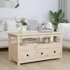 Image de vidaXL Table basse 102x49x55 cm Bois massif de pin